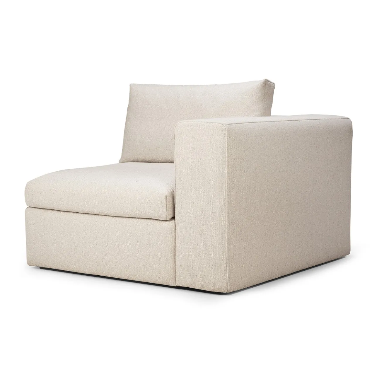 Modulaire bank Mellow - leuning links - off white