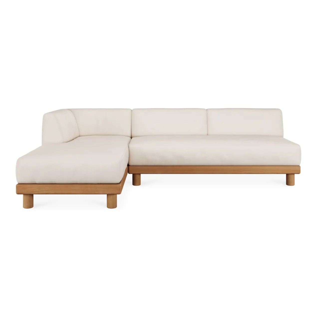 Modulaire bank Monocle outdoor wit set lounge + 2 zits L