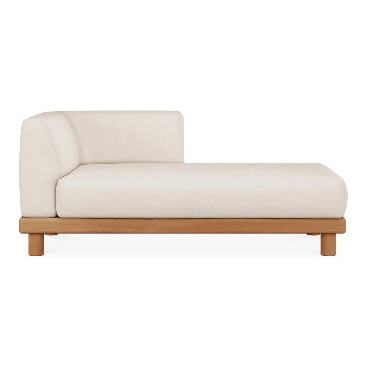Modulaire bank Monocle outdoor wit set 2x lounge