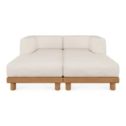 Modulaire bank Monocle outdoor wit set 2x lounge