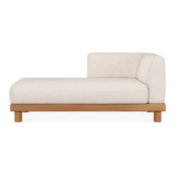Modulaire bank Monocle outdoor wit set 3 zits lounge L