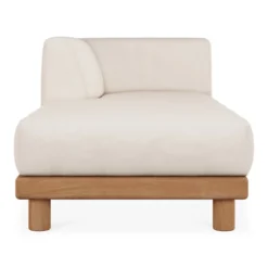 Modulaire bank Monocle outdoor wit set 4 zits lounge L