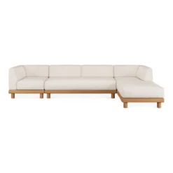 Modulaire bank Monocle outdoor wit set 4 zits lounge R