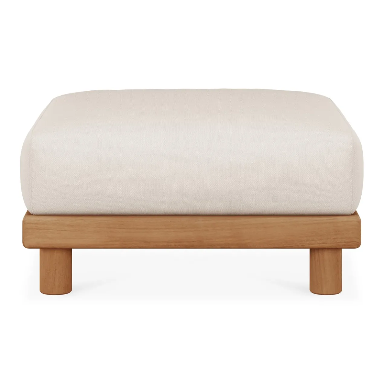 Modulaire bank Monocle outdoor wit hocker