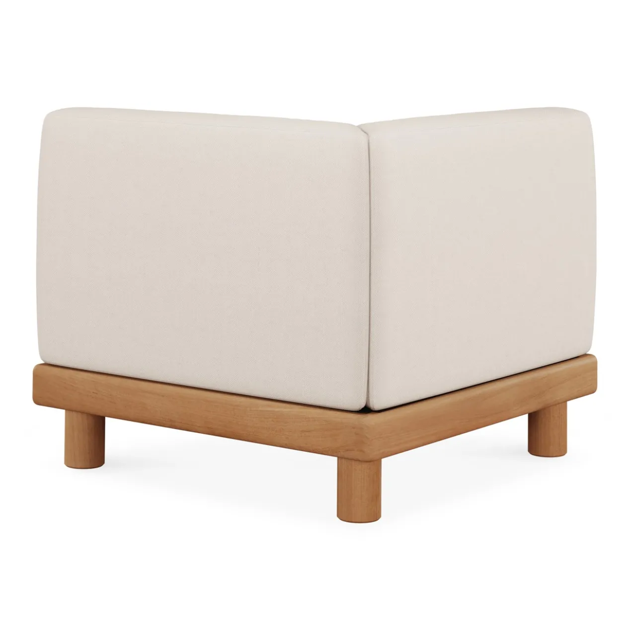 Modulaire bank Monocle outdoor wit hoek R arm