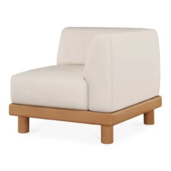 Modulaire bank Monocle outdoor wit hoek R arm