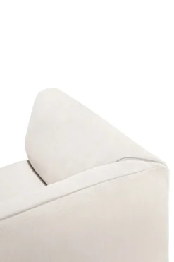 Modulaire bank Monocle outdoor wit loungbed L arm