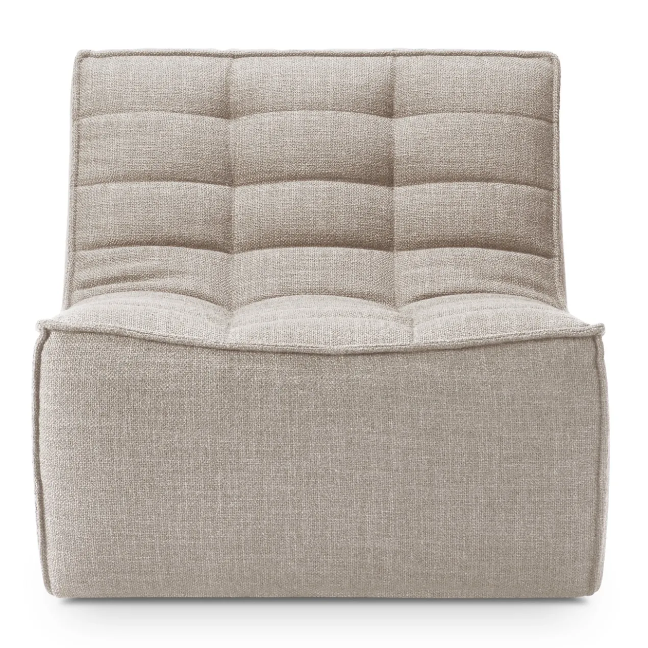 Modulaire bank N701 beige set 1 + 2 seat 90° rechte hoek