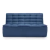 Modulaire bank N701 - blue - 2 seat