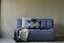 Modulaire bank N701 - blue - 2 seat