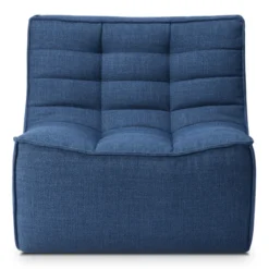 Modulaire bank N701 - blue - 1 seat
