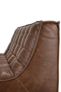 Modulaire bank N701 - chestnut - 2 seats