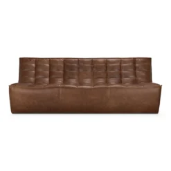 Modulaire bank N701 - chestnut - 3 seats