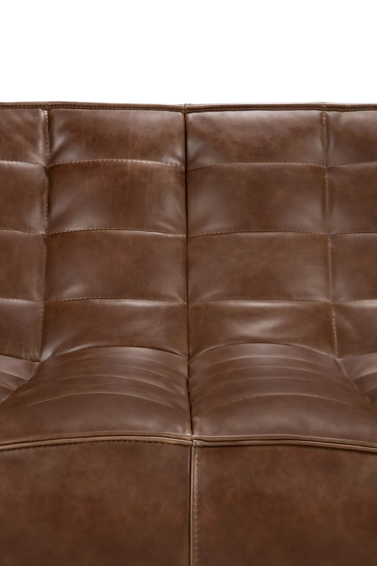 Modulaire bank N701 - chestnut - 3 seats
