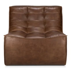 Modulaire bank N701 - chestnut - 1 seat