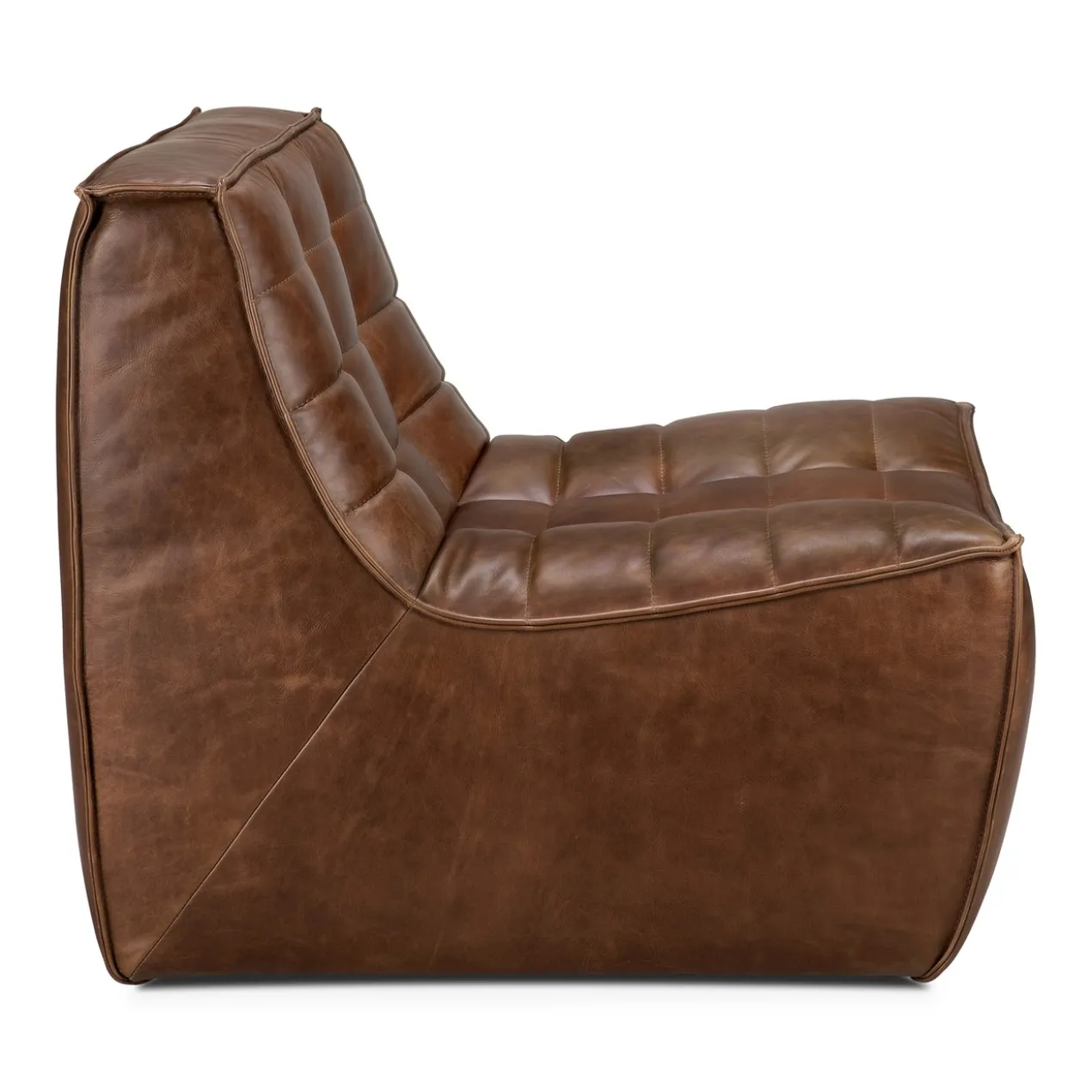 Modulaire bank N701 - chestnut - 1 seat