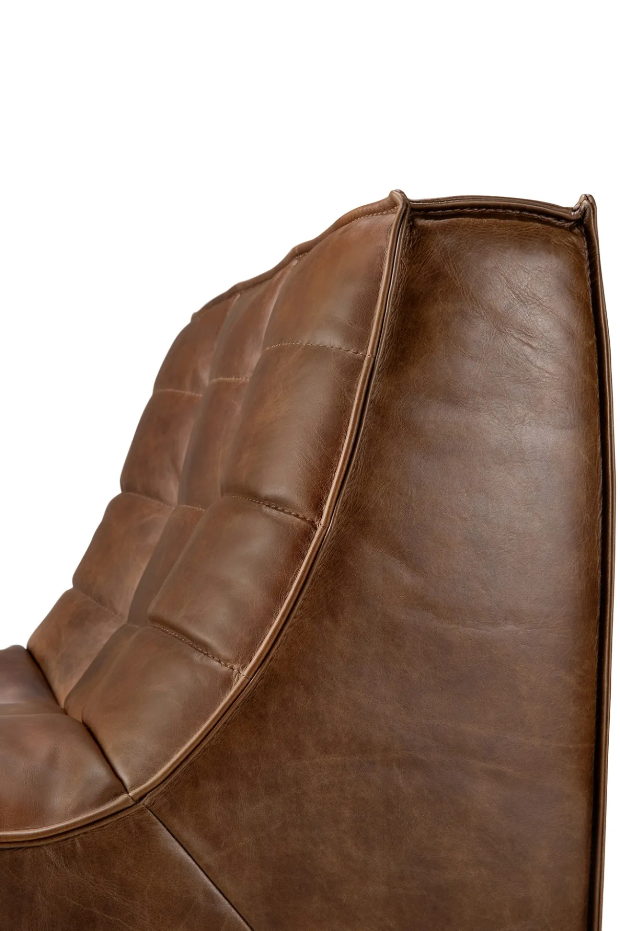 Modulaire bank N701 - chestnut - 1 seat