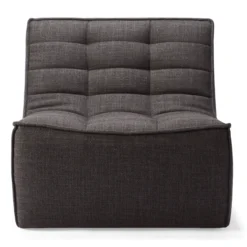 Modulaire bank N701 - dark grey - 1 seat