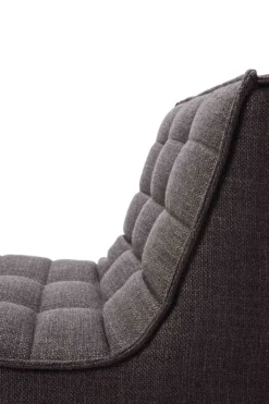 Modulaire bank N701 - dark grey - 1 seat
