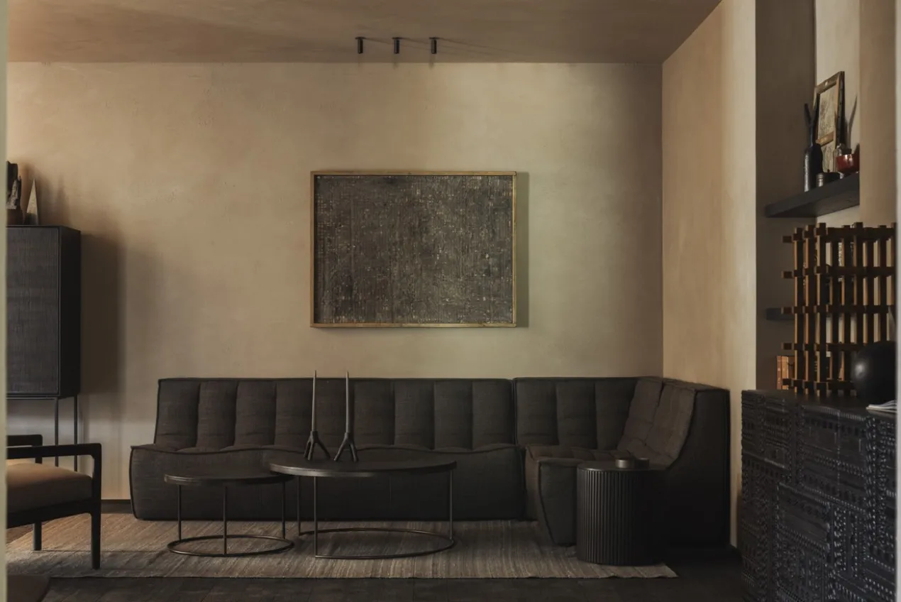 Modulaire bank N701 - dark grey - 3 seat