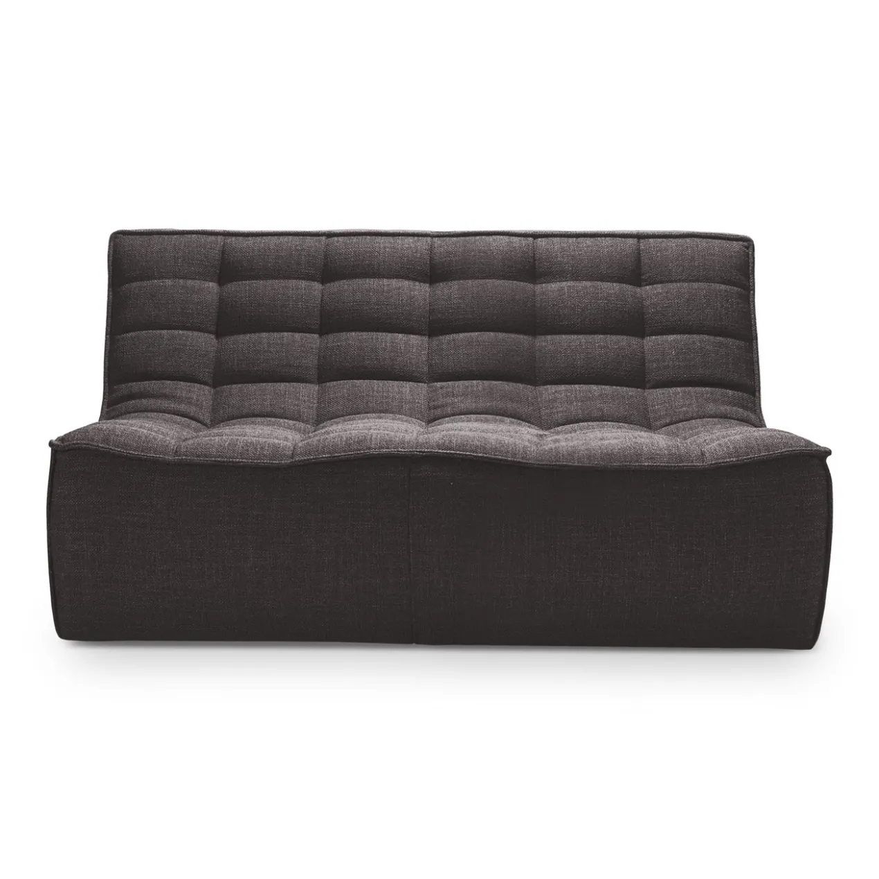 Modulaire bank N701 dark grey set 1 + 2 seat 90° recht hoek