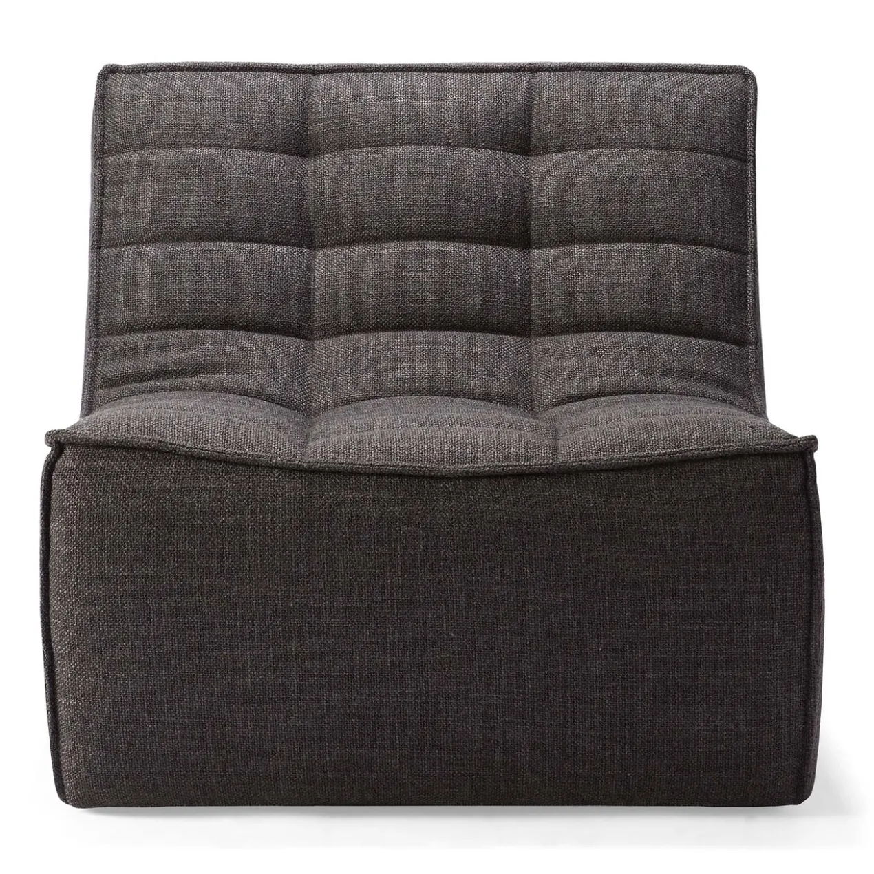 Modulaire bank N701 dark grey set 1 + 2 seat 90° ronde hoek