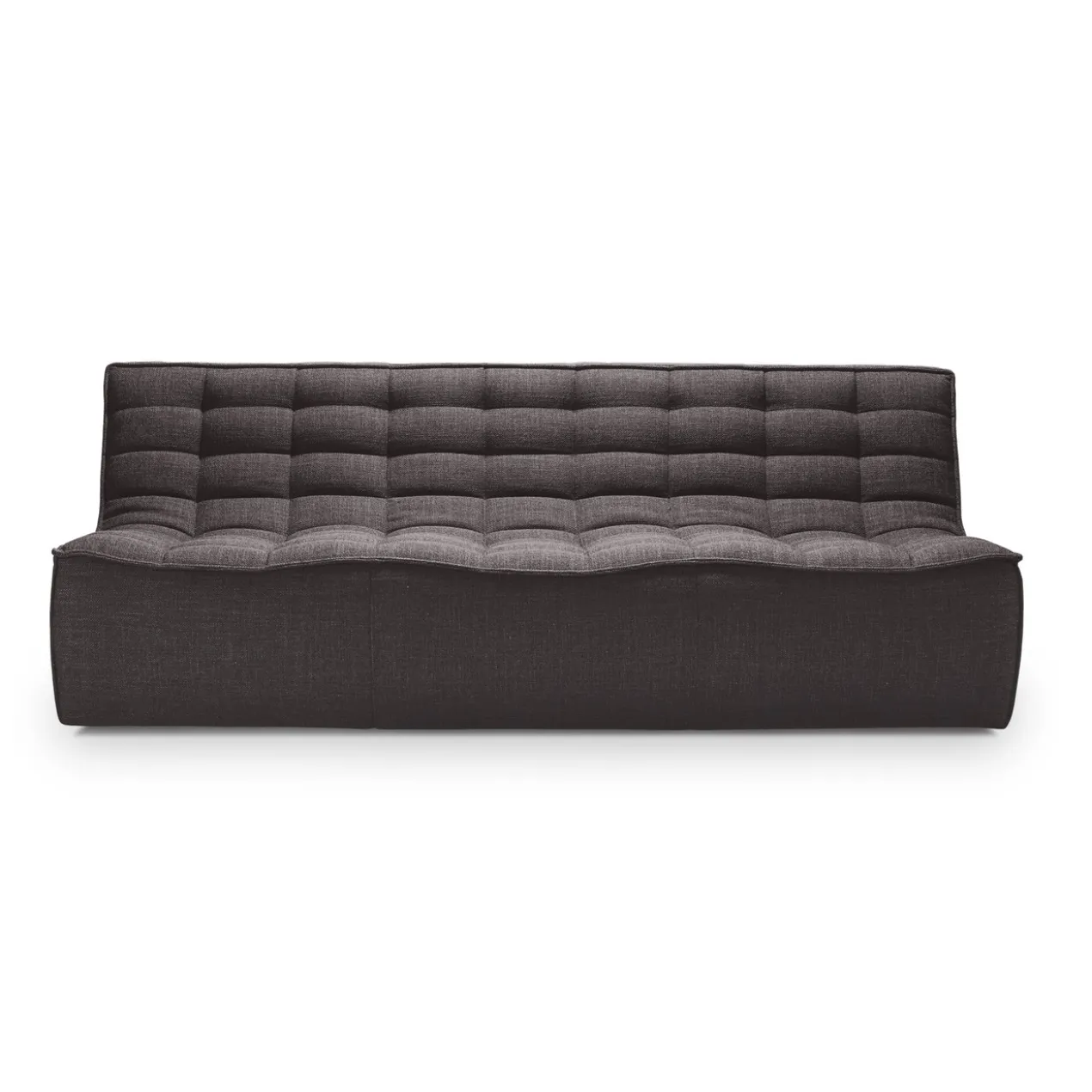 Modulaire bank N701 dark grey set 2 + 3 seat, 90° recht hoek