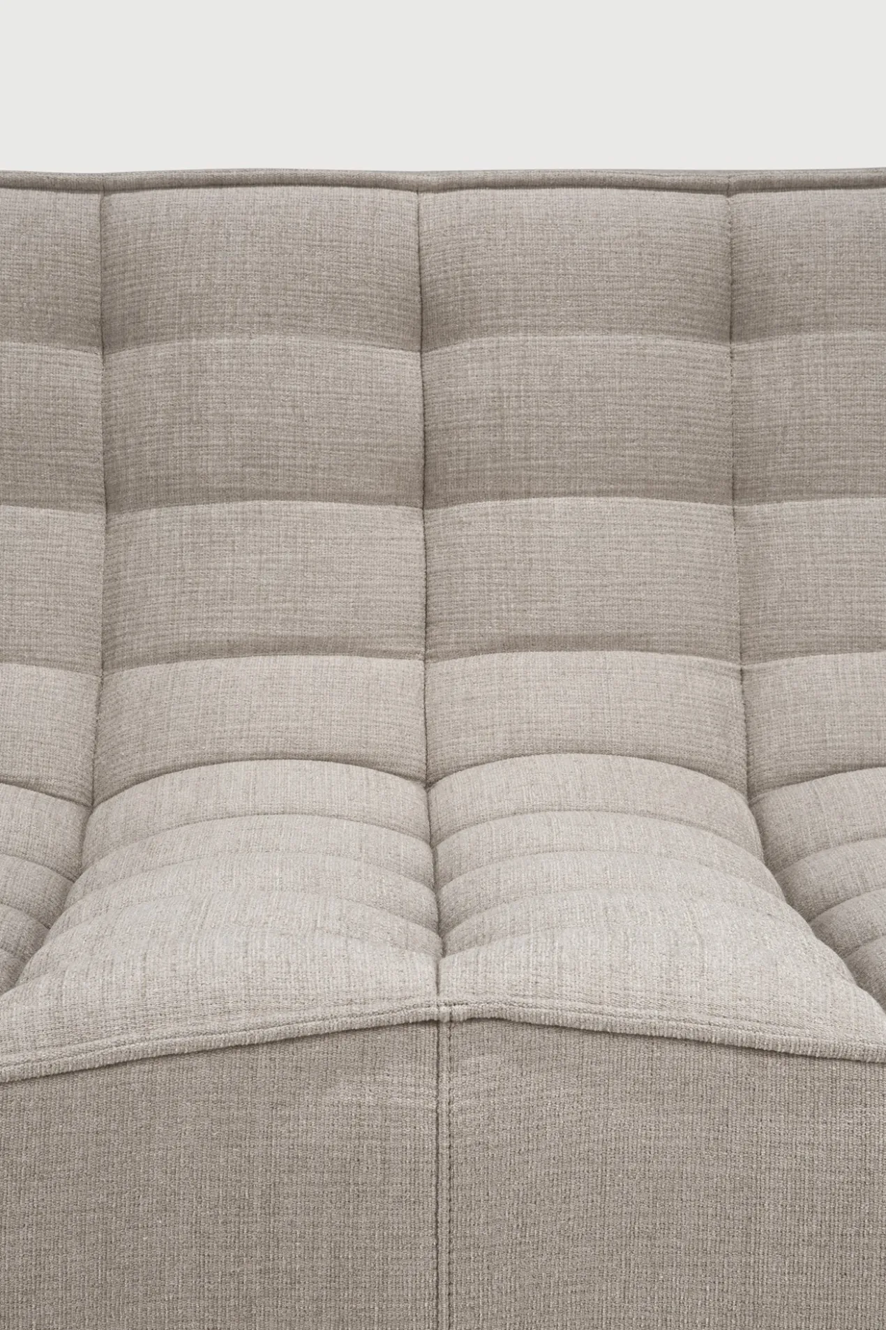 Modulaire bank N701 - eco stof ecru - 2 seat