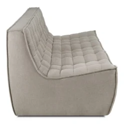 Modulaire bank N701 - eco stof ecru - 3 seat