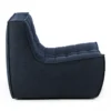 Modulaire bank N701 - eco stof graphite - 1 seat