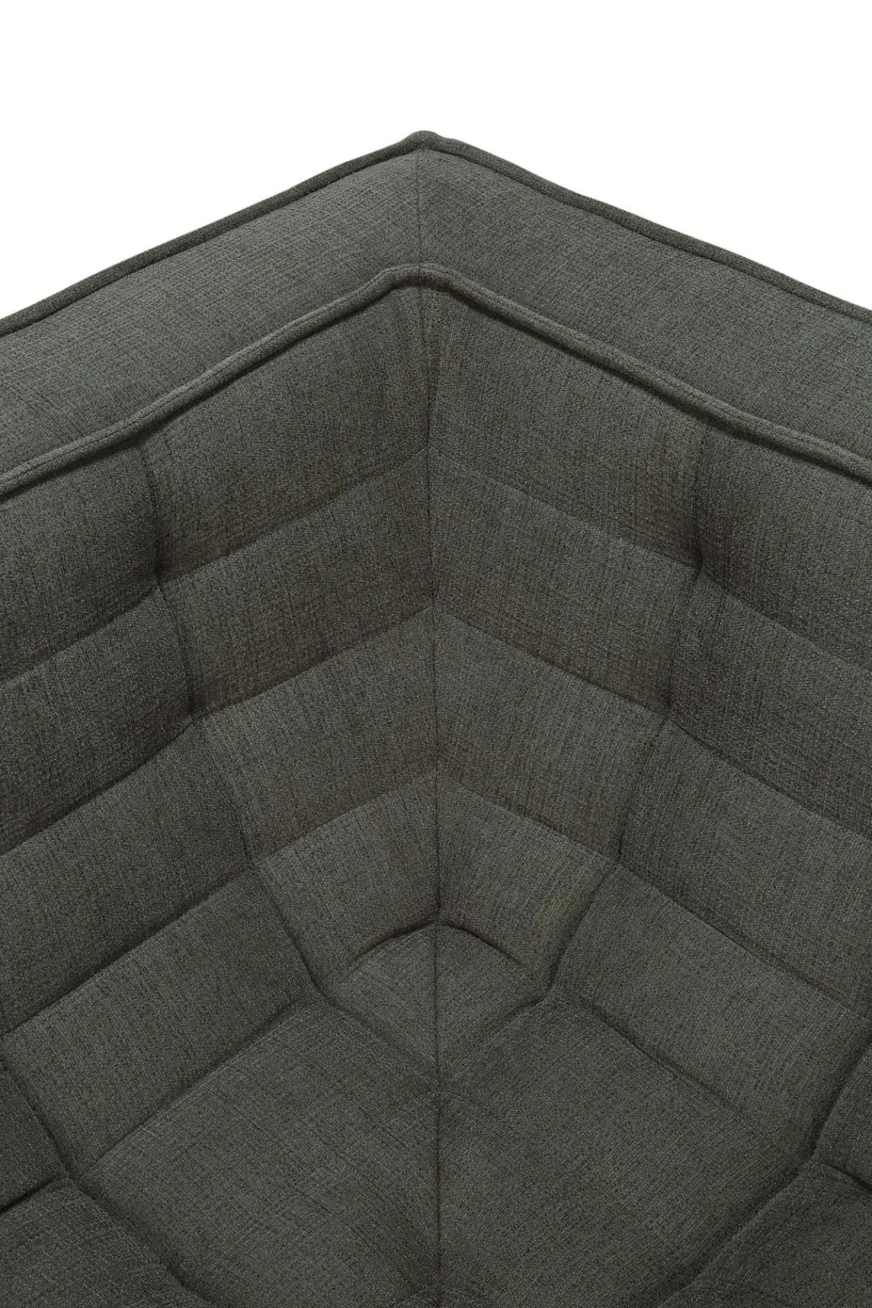 Modulaire bank N701 - eco stof moss green - 90° rechte hoek