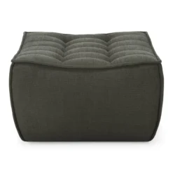 Modulaire bank N701 - eco stof moss green - footstool
