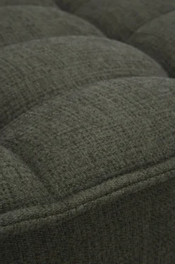 Modulaire bank N701 - eco stof moss green - footstool