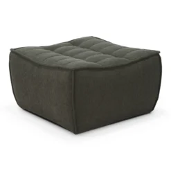 Modulaire bank N701 - eco stof moss green - footstool