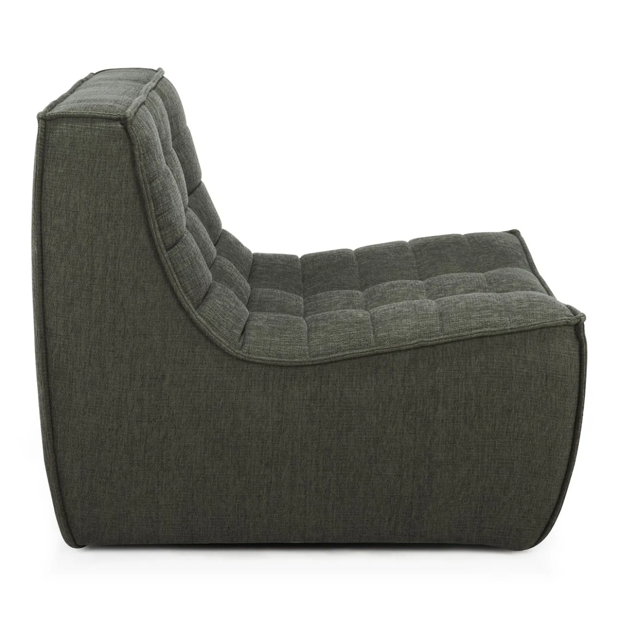 Modulaire bank N701 - eco stof moss green - 1 seat