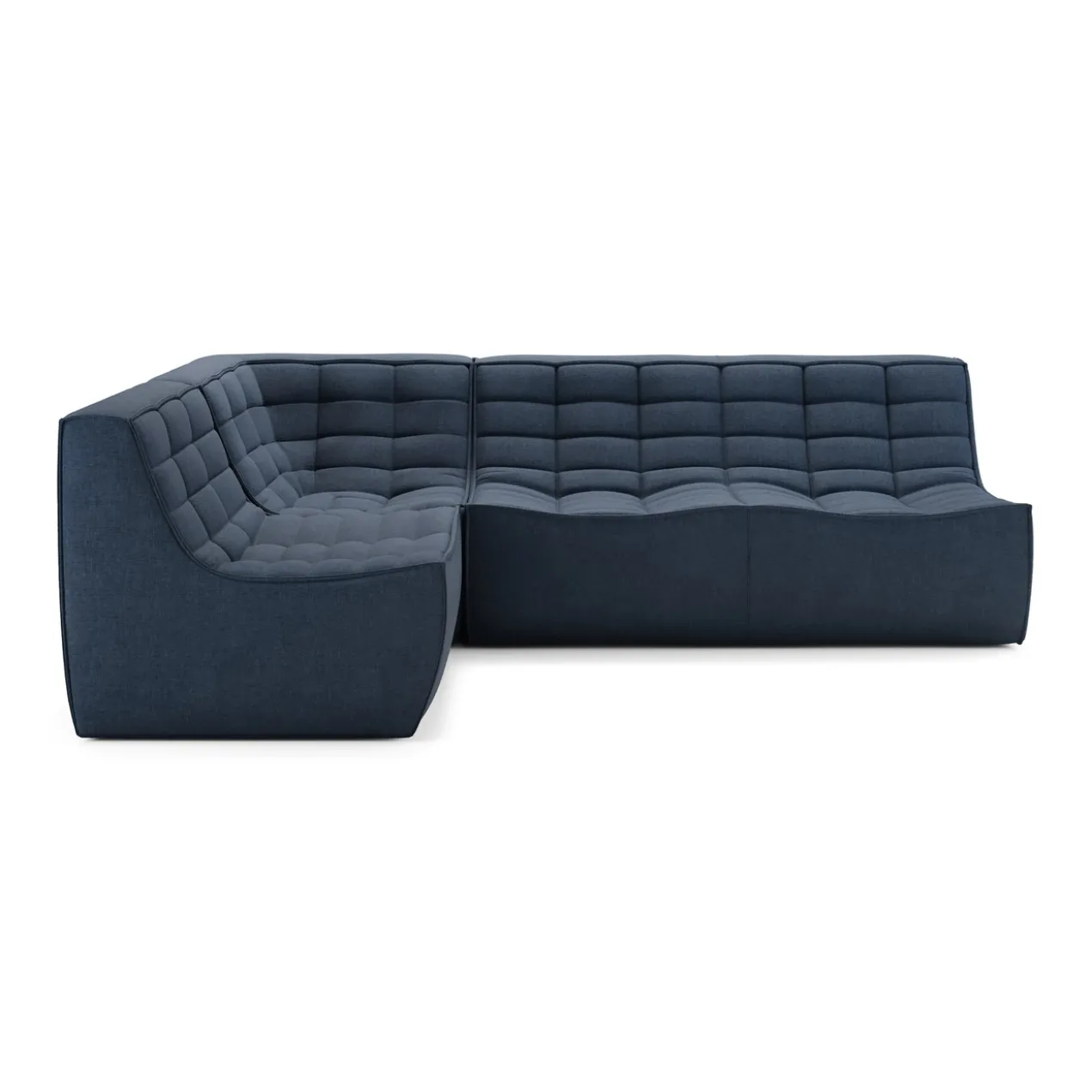 Modulaire bank N701 graphite set 1+2 seat 90° recht hoek