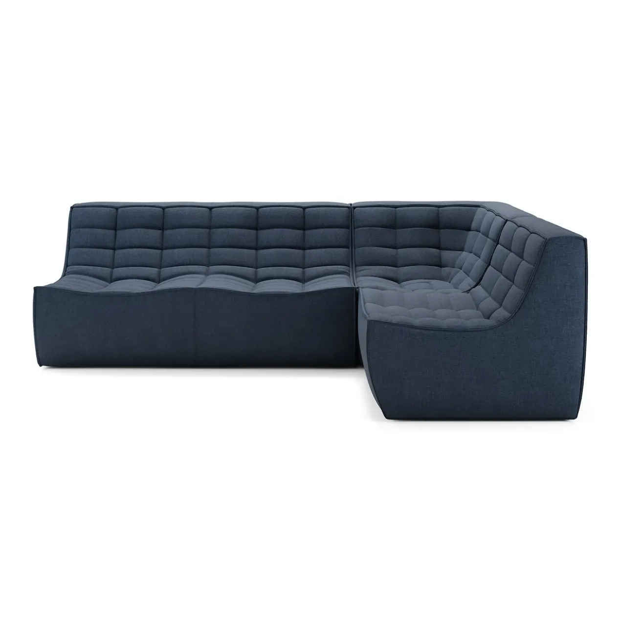 Modulaire bank N701 graphite set 1+2 seat 90° recht hoek