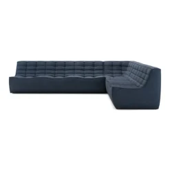 Modulaire bank N701 graphite set 2+3 seat, 90° rechte hoek