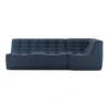 Modulaire bank N701 graphite set 2 seat 90° rechte hoek