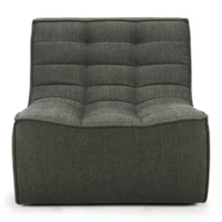 Modulaire bank N701 moss green set 1+2 seat 90° recht hoek
