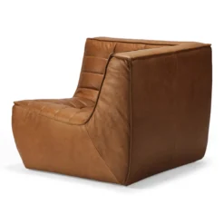 Modulaire bank N701 - old saddle - 90° vierkant hoek