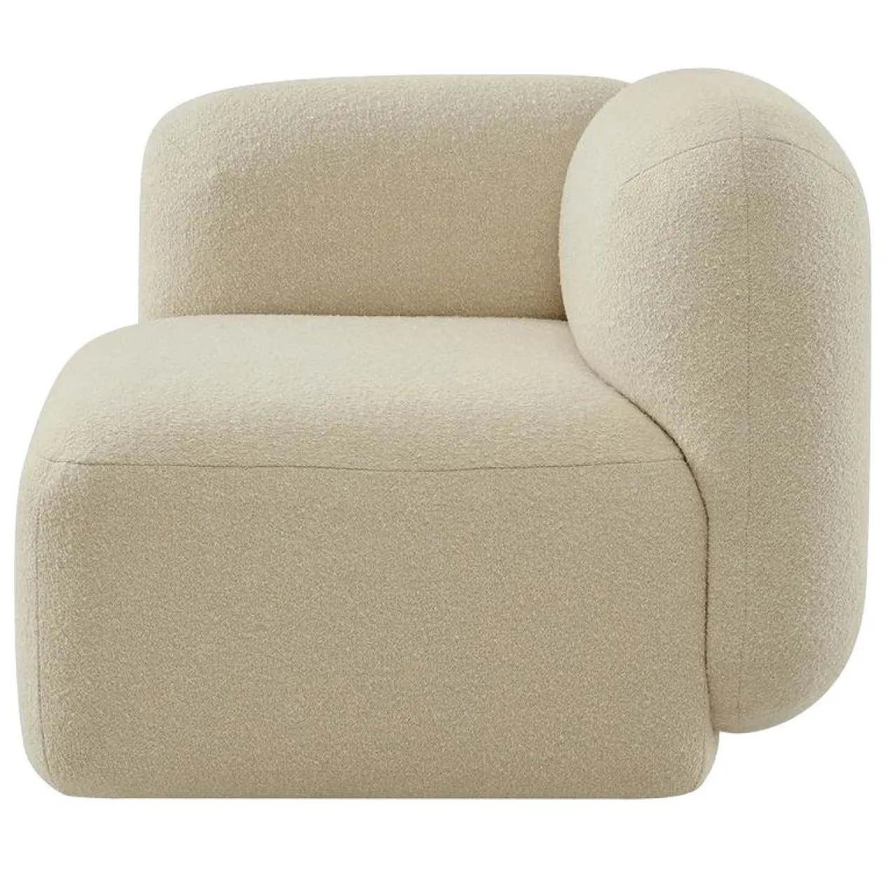 Modulaire bank Yoshimi Cloudy Cream hoek links