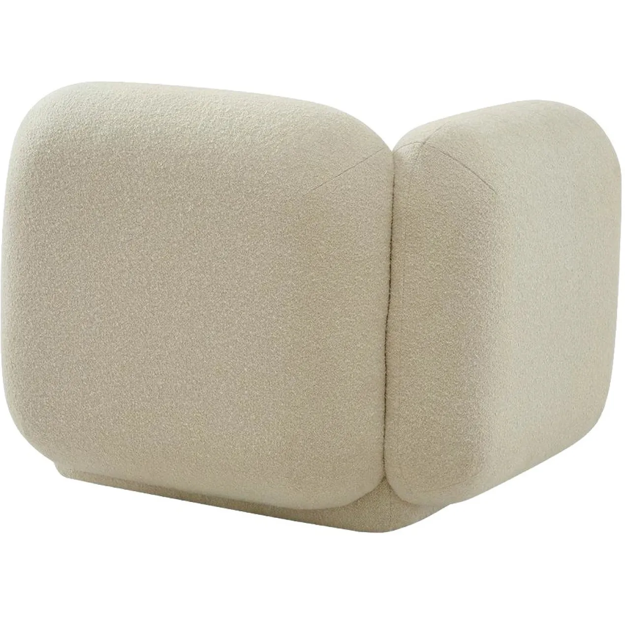 Modulaire bank Yoshimi Cloudy Cream hoek links