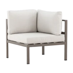 Modulaire loungeset hoekelement Glen taupe