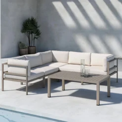 Modulaire loungeset middenelement Glen taupe