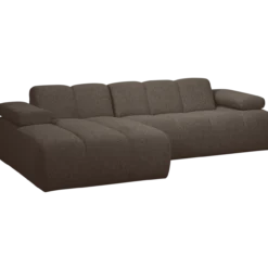 Mojo chaise longue bank links boucle bruin melange