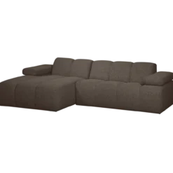 Mojo chaise longue bank links boucle bruin melange