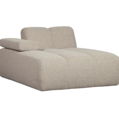 Mojo chaise longue element links boucle beige melange