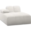 Mojo chaise longue element links wollig ecru