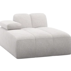 Mojo chaise longue element links boucle ecru melange